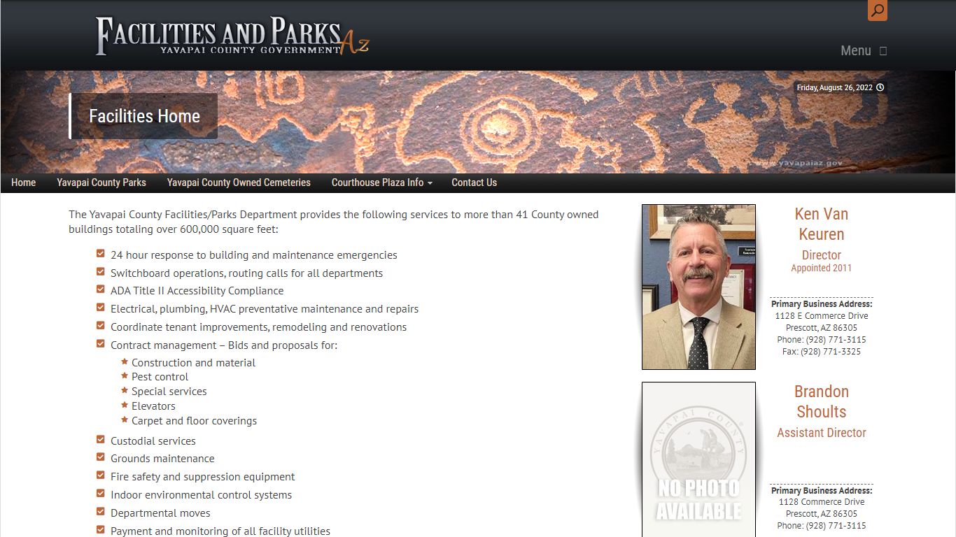 Facilities Home - Welcome to Yavapai County's Official Website